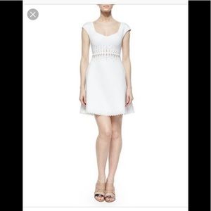Clover Canyon White Lasercut Dress. NWT size XS.